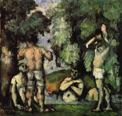 Paul Cezanne Five Bathers Spain oil painting art